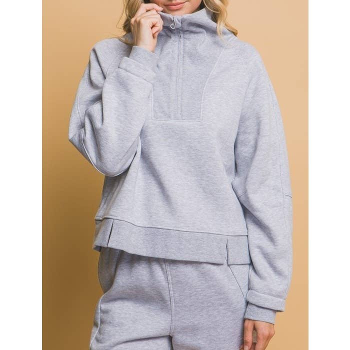 Half Zip Funnel