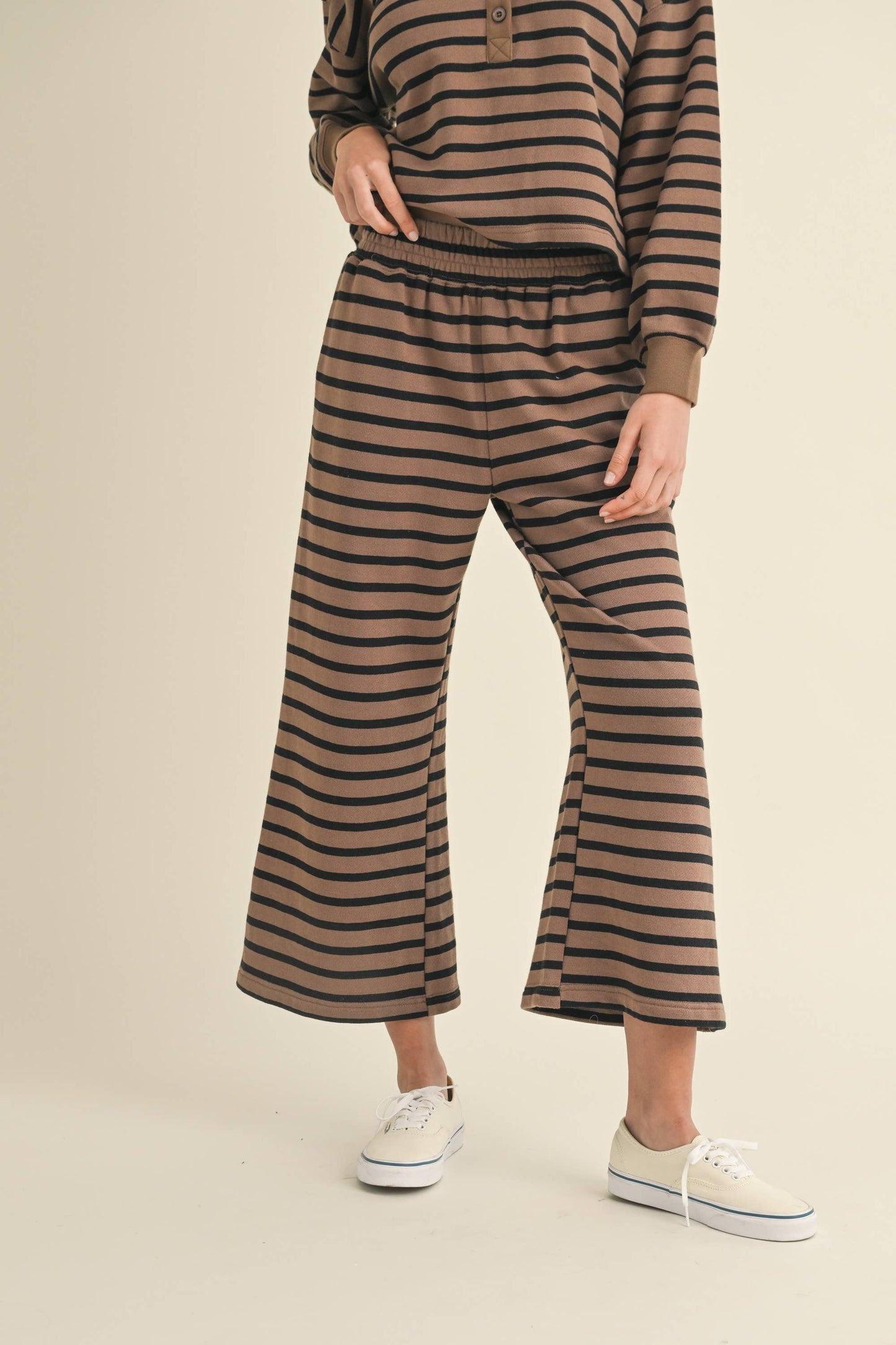 Striped Straight Leg Pant