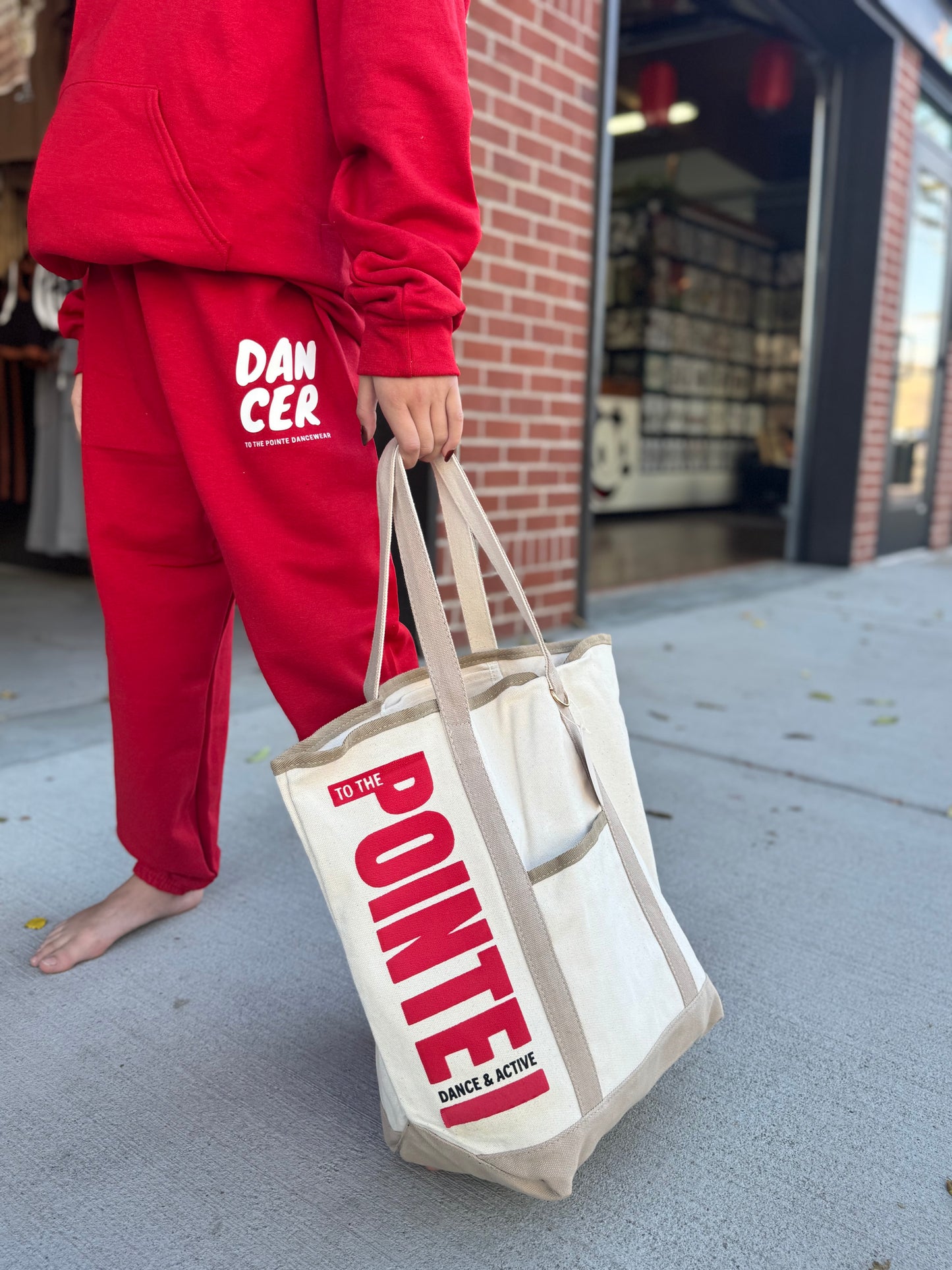 PREORDER Crimson/White Dancer Sweatpants