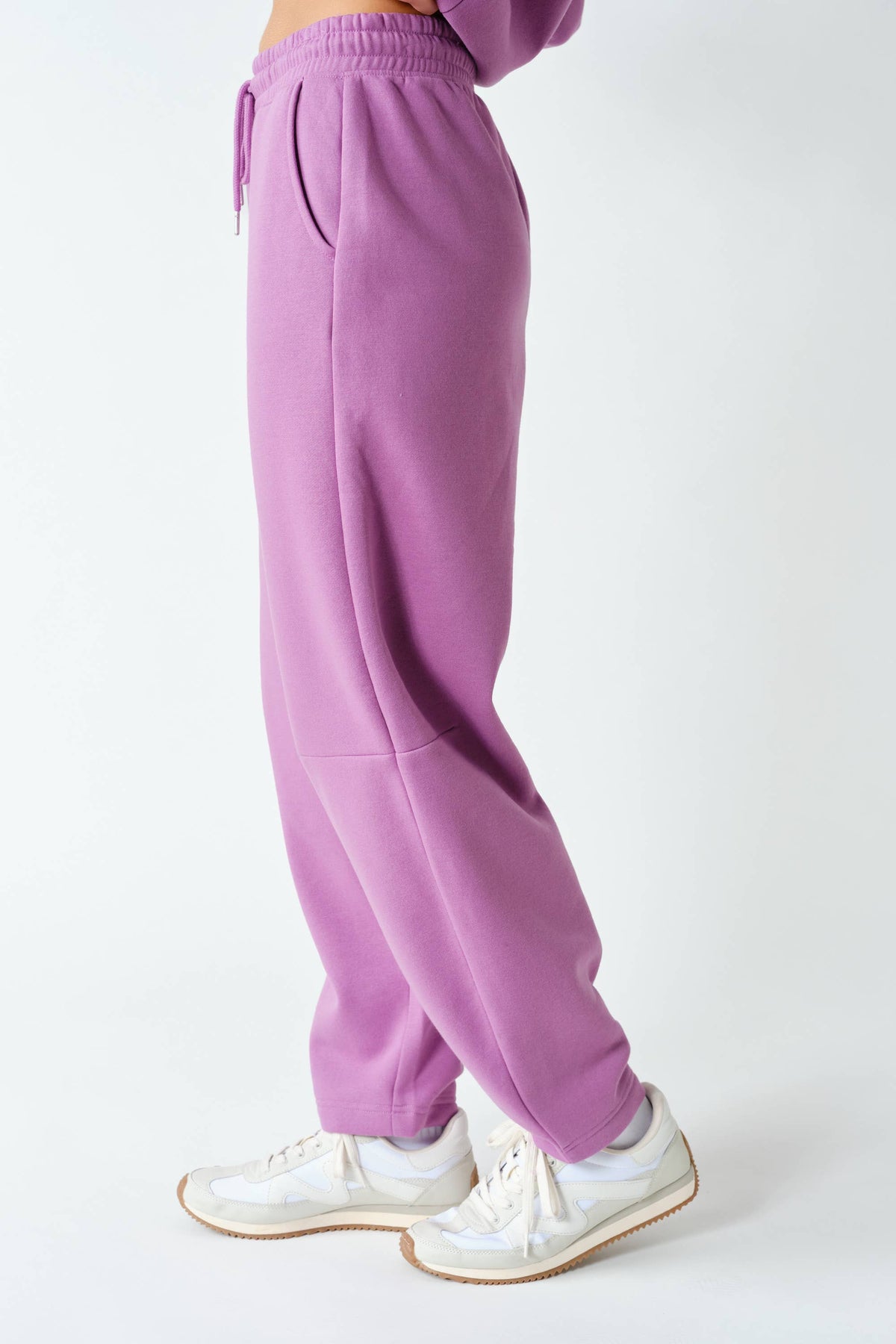 Cotton Fleece Aspen Barrel Sweatpants: SYCAMORE / S:M:L (2:2:2)