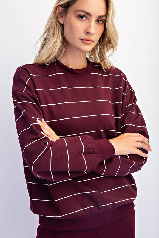 The Core Soft Scuba Striped Crew