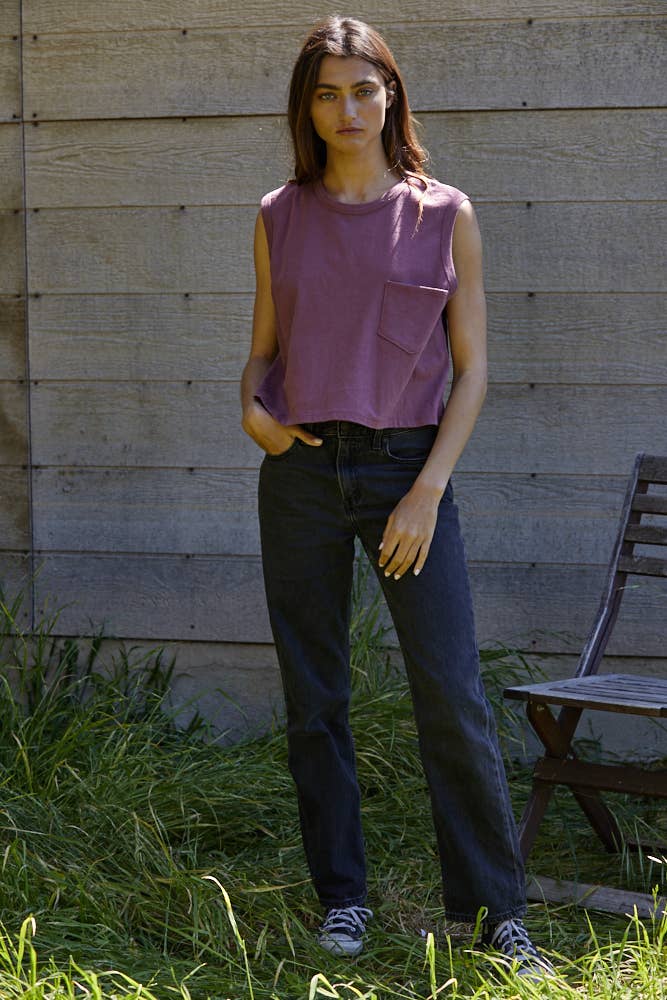 Leah Top- Plum