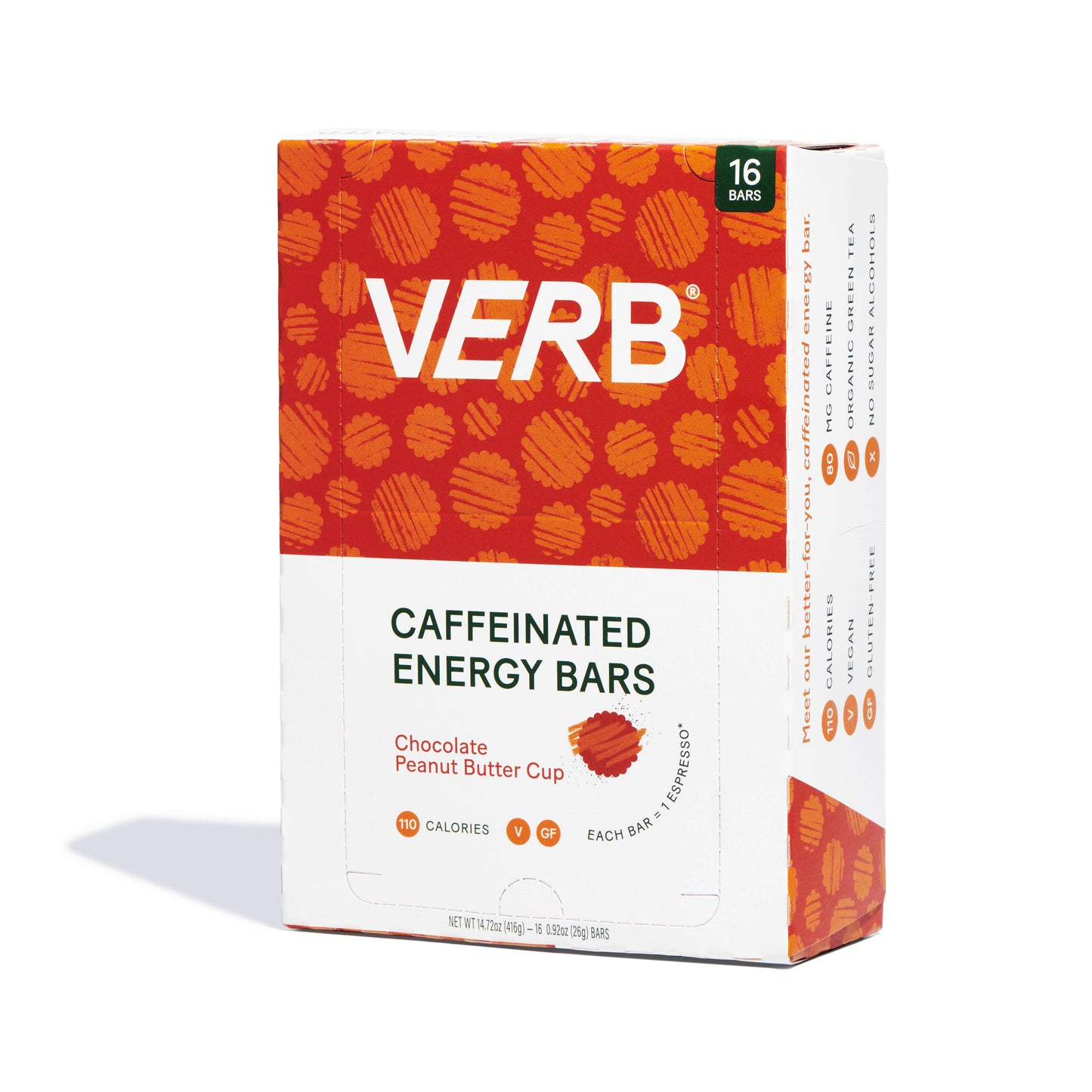 VERB Caffeinated Snack Bar- Chocolate Peanut Butter Cup