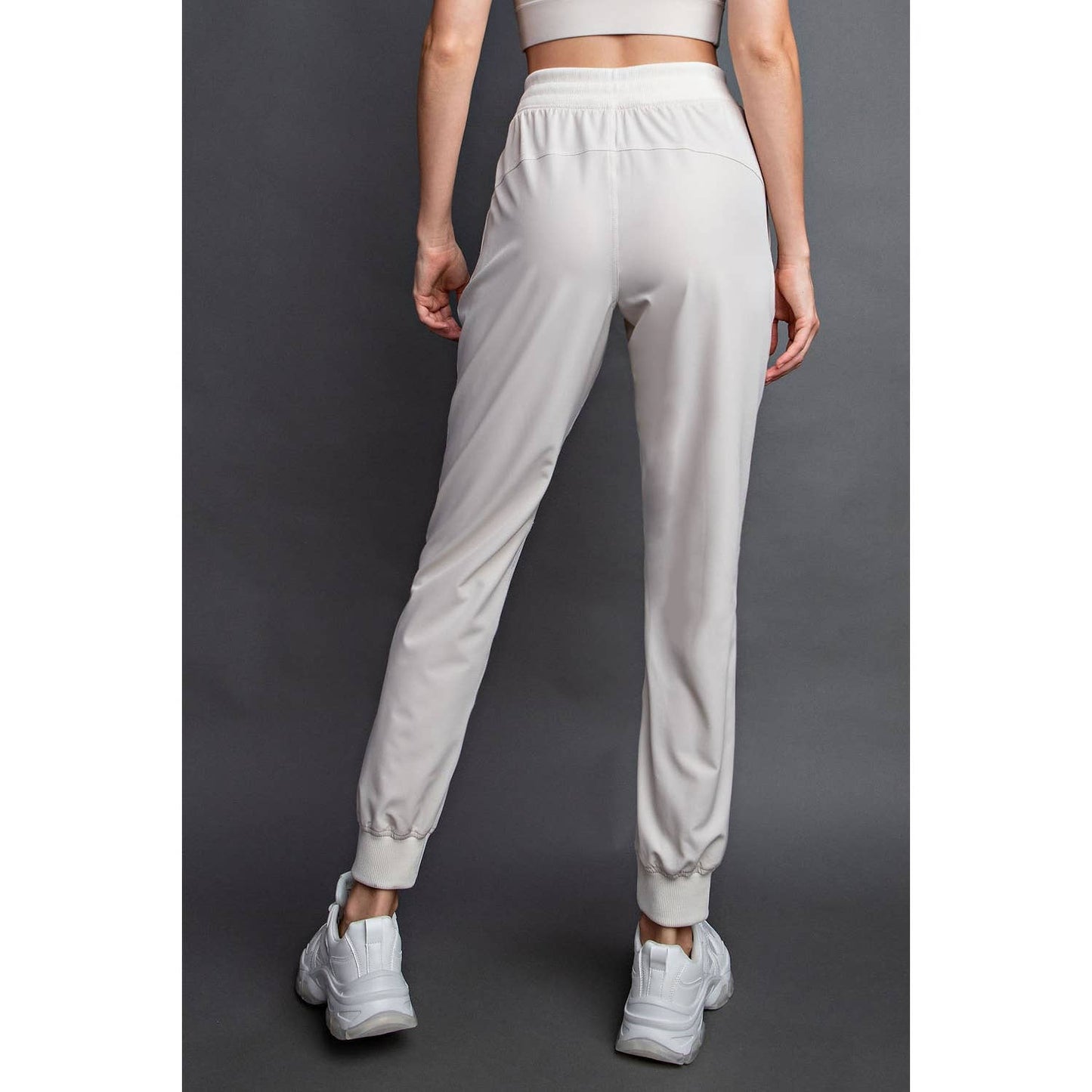 Oxford Street Dance Studio Midrise Jogger- Bone