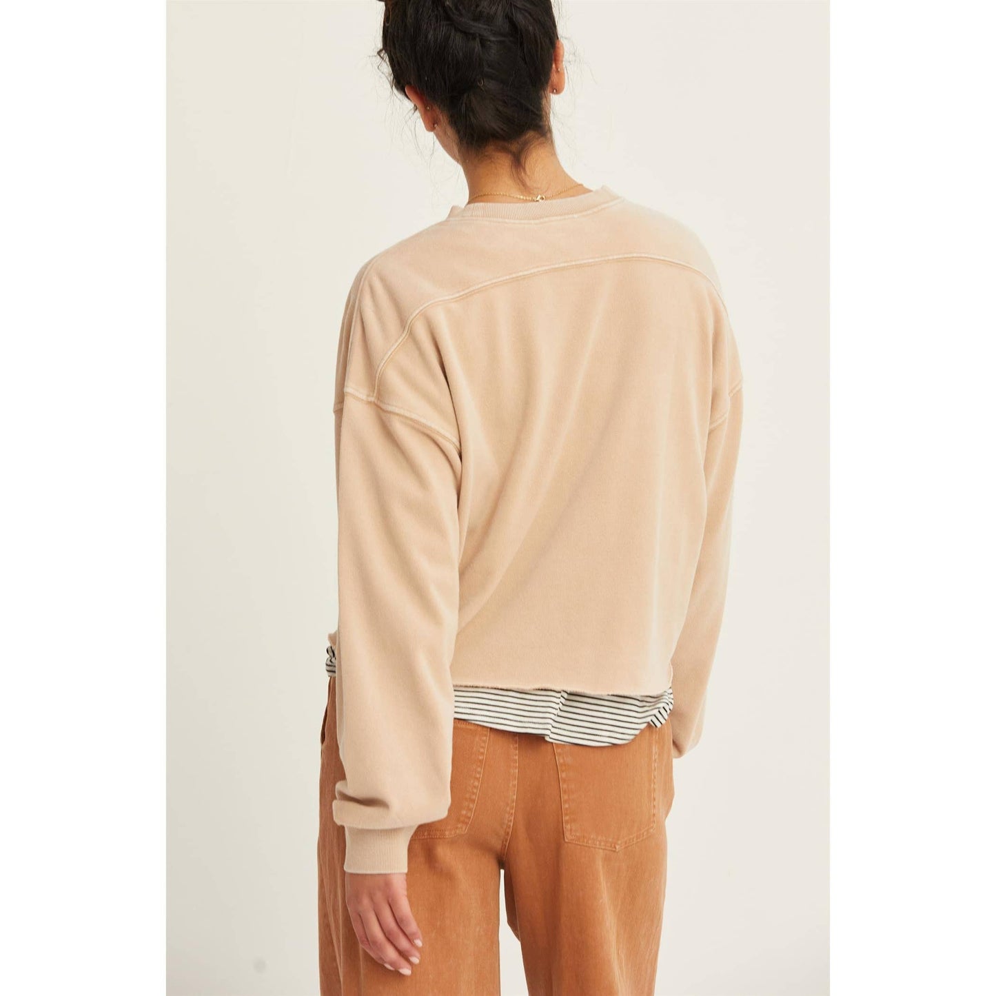 Cropped Crewneck Sweatshirt