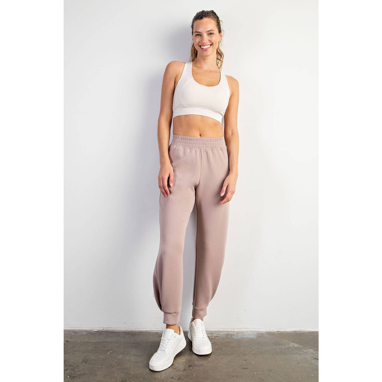 Modal Full Length Jogger- Lt Mocha