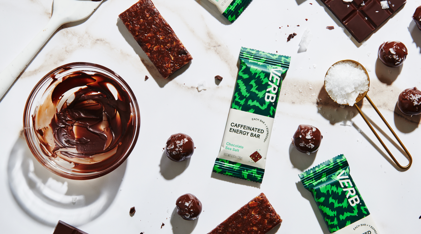 VERB Caffeinated Snack Bar- Chocolate Sea Salt