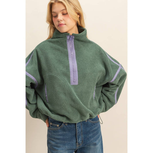 Spicy Cider Half-Zip Pullover
