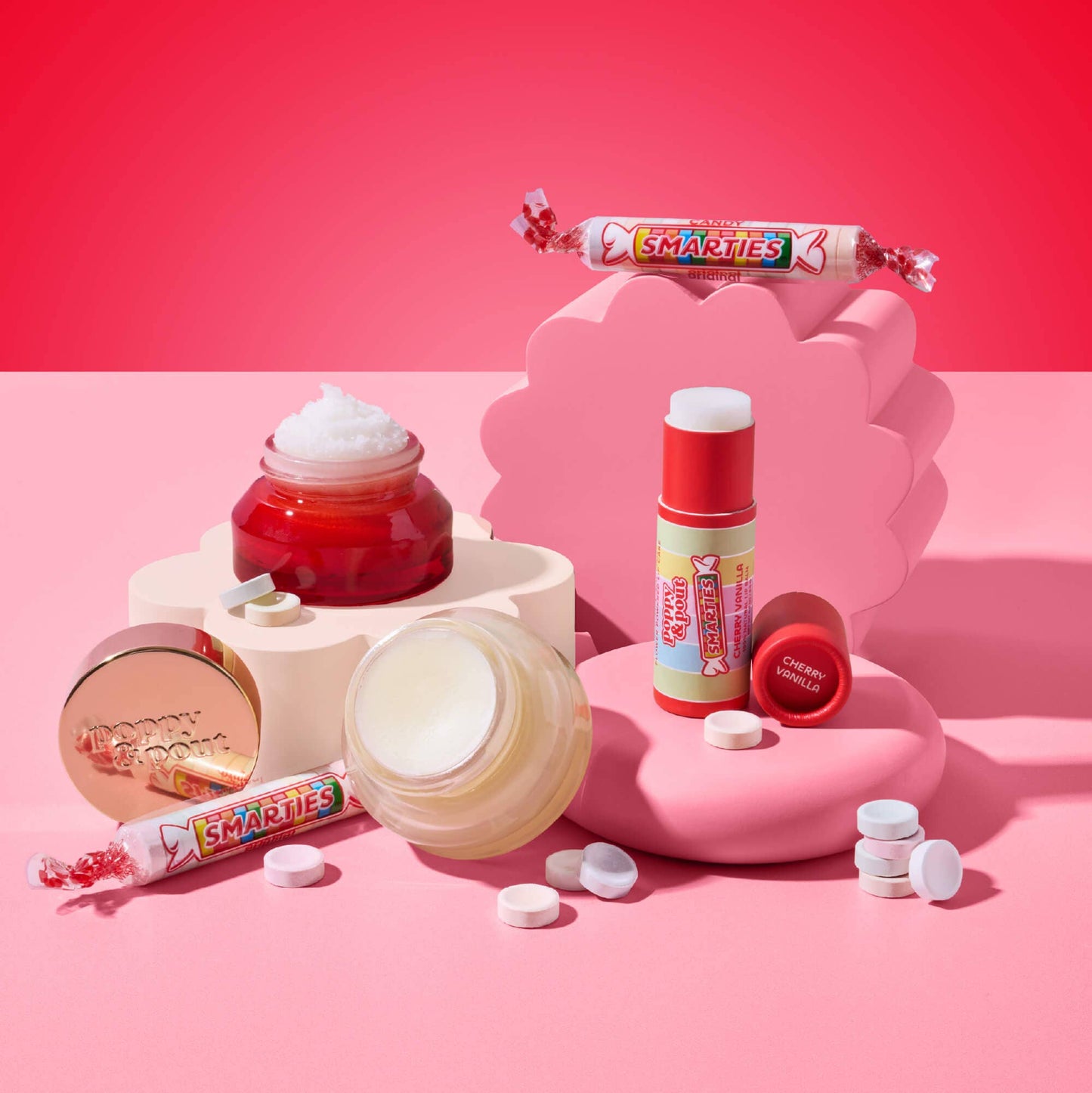 Limited Edition Smarties Lip Balm Cherry Vanilla