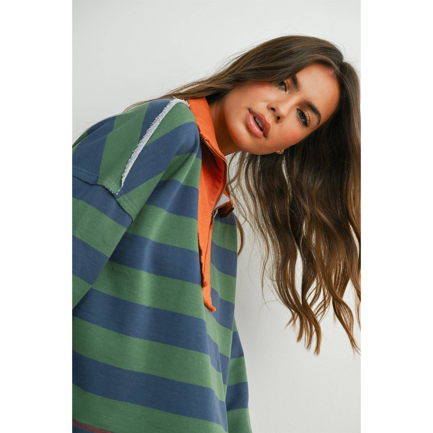 The Scarecrow Striped Quarter-Zip