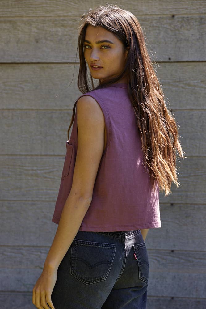 Leah Top- Plum