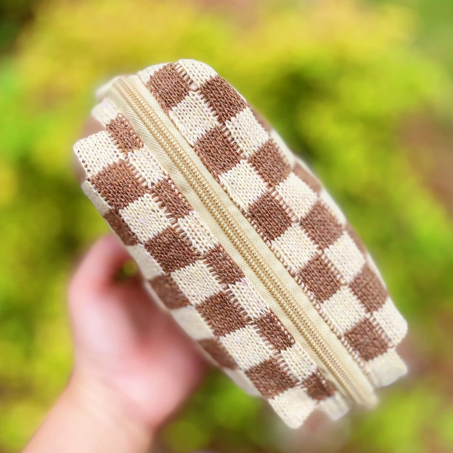 'Check Yourself' Cosmetic Bag