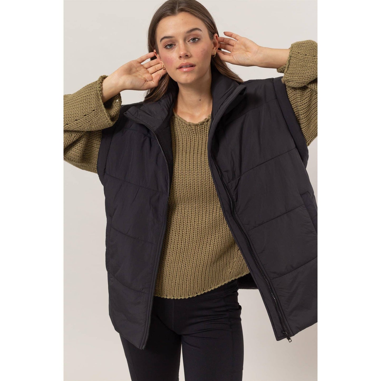 Oversized Puffer Vest