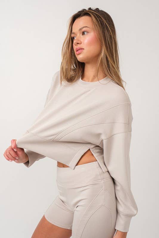 Clean Lines Cropped Sweatshirt