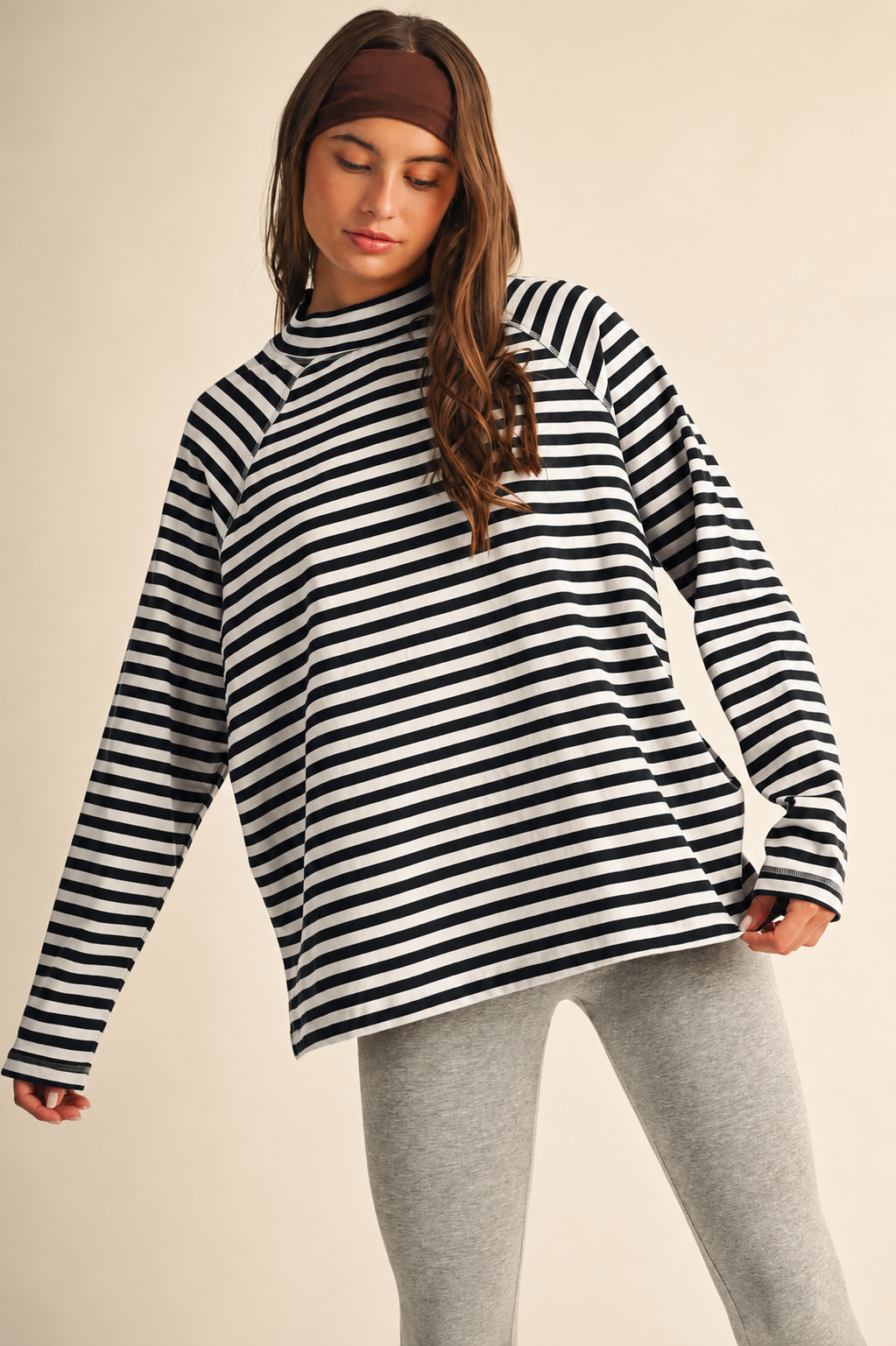 The Studio Slouch Stripe