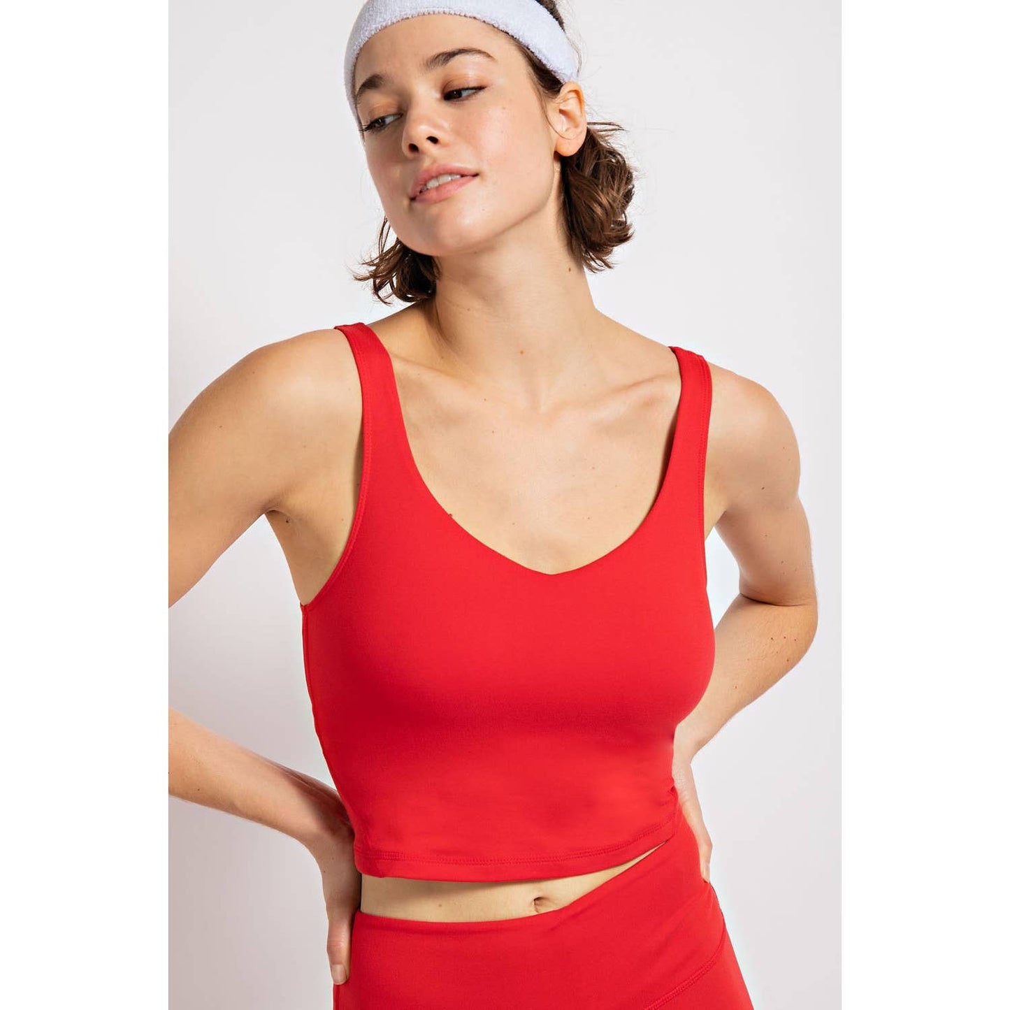 V NECK YOGA TOP