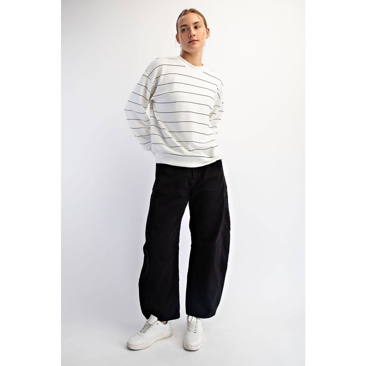 The Core Soft Scuba Striped Crew