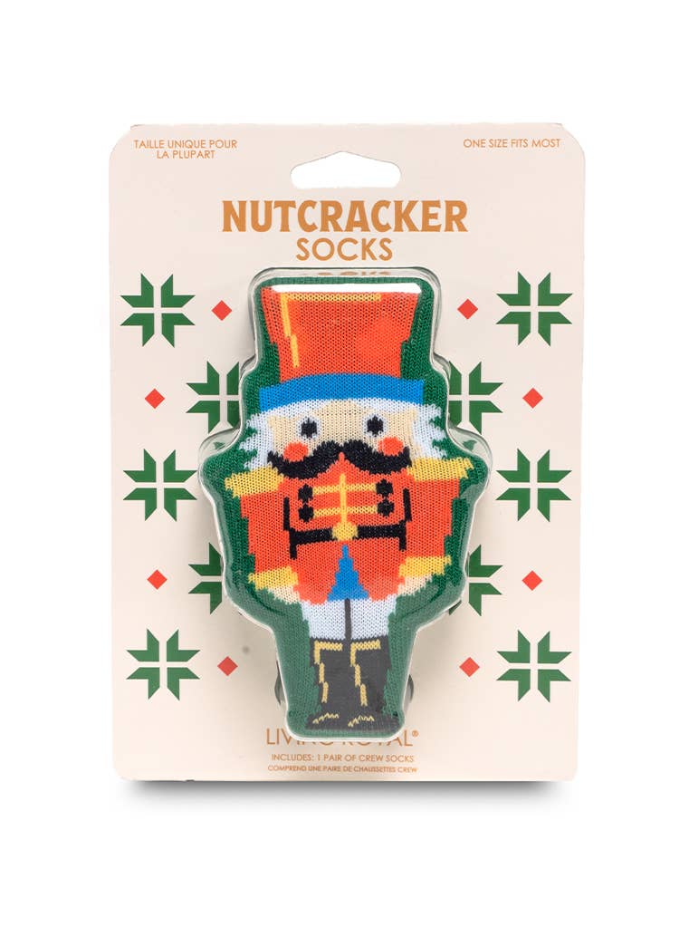 '3D' Nutcracker Socks