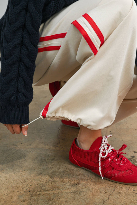 The Stadium Stripe Wideleg Pant
