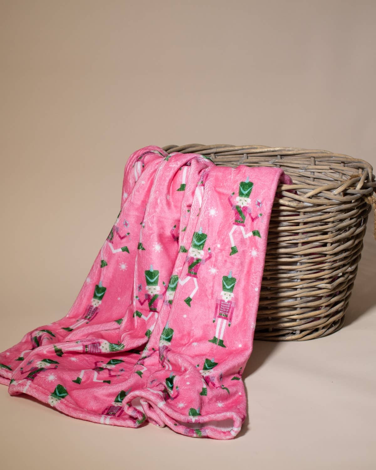 Nutcracker Cutie Pink Throw