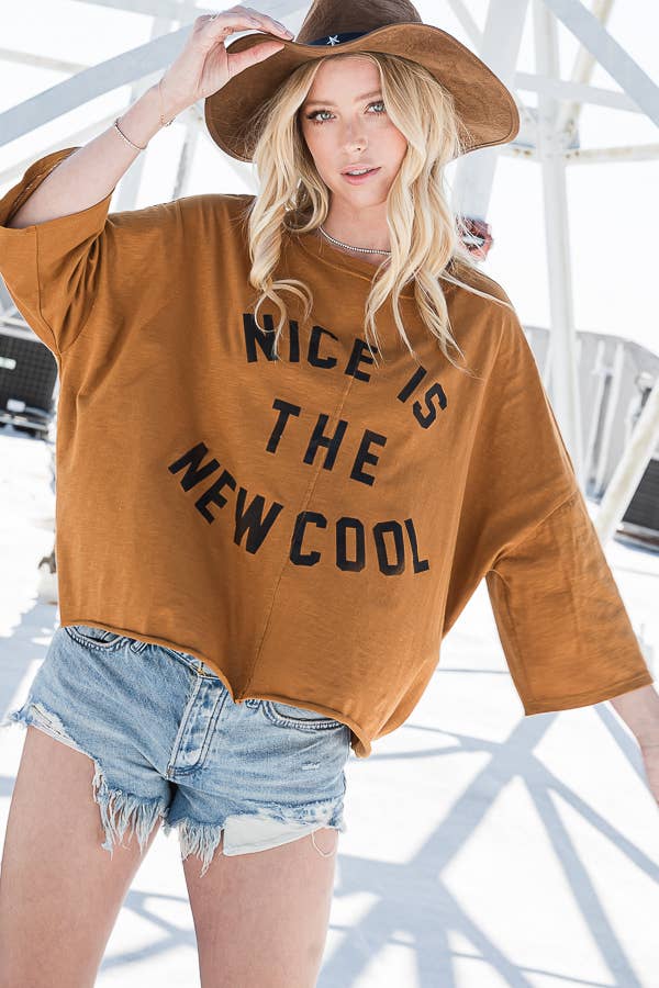 Nice is the New Cool Graphic T-shirt