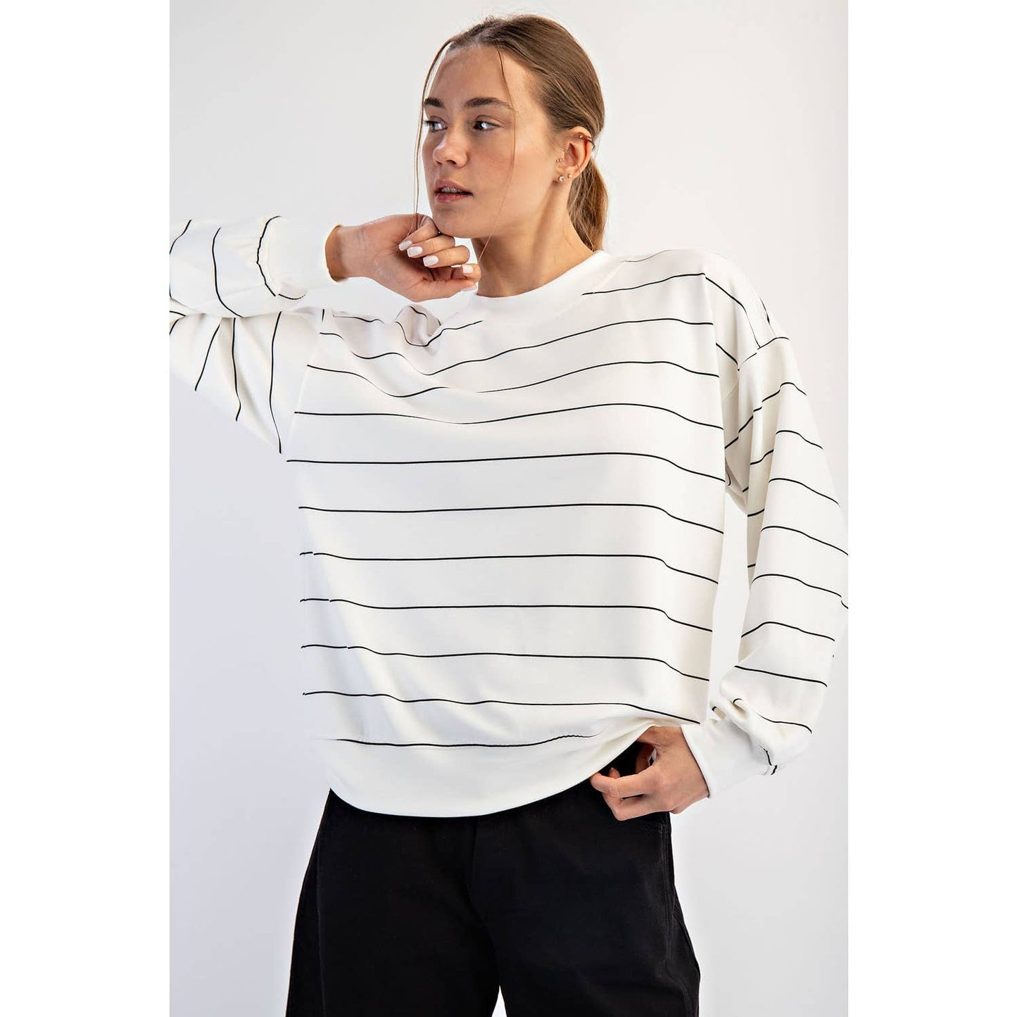 The Core Soft Scuba Striped Crew