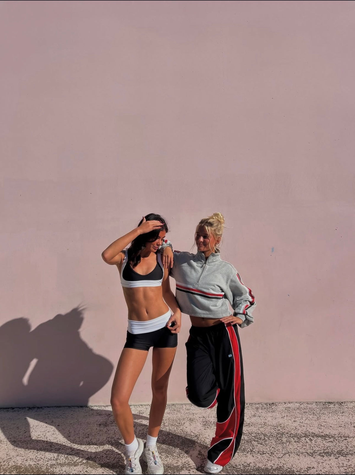 Everyday Foldover Short- Colorblock Edit