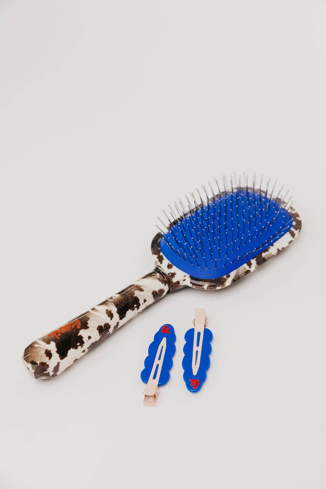 Kaxi Scalp to Ends Brush- Cow Print