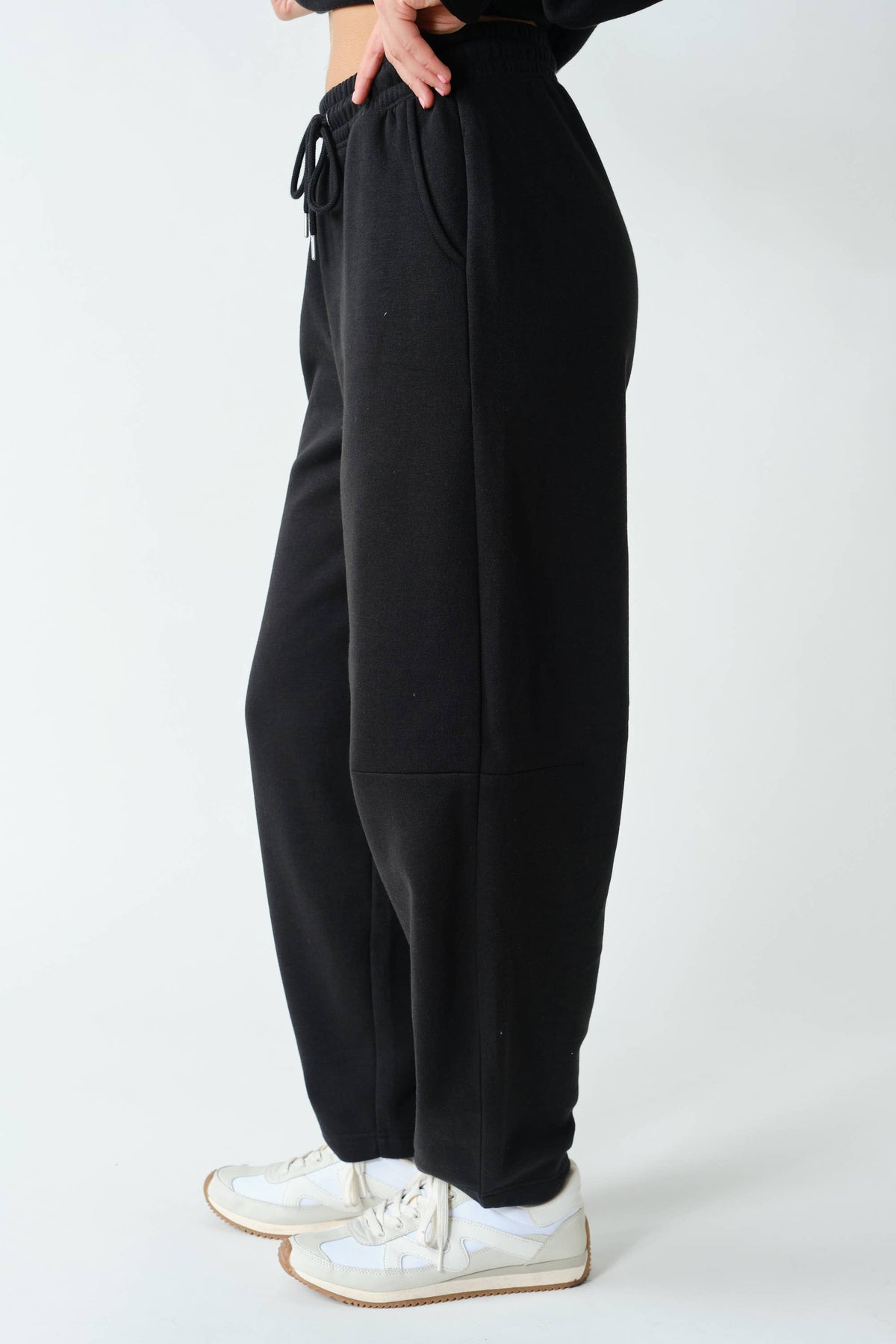 Cotton Fleece Aspen Barrel Sweatpants: SYCAMORE / S:M:L (2:2:2)