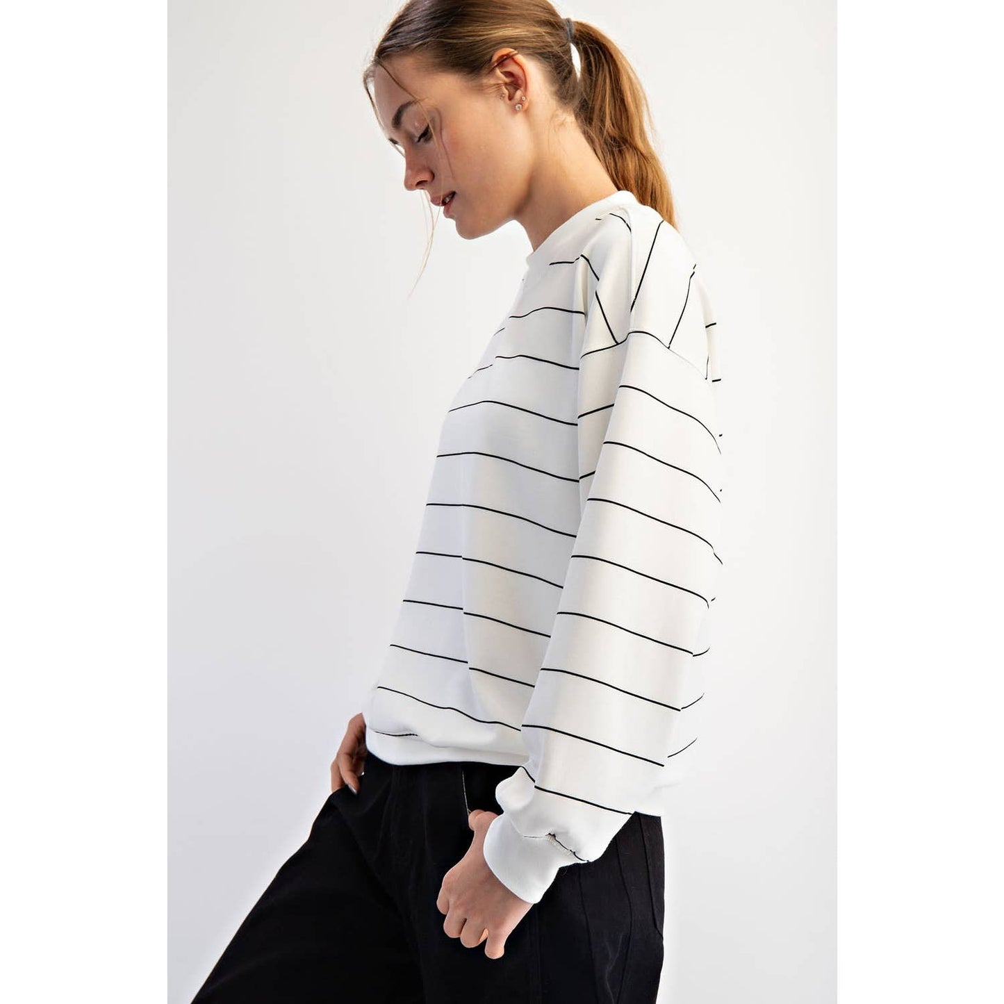 The Core Soft Scuba Striped Crew