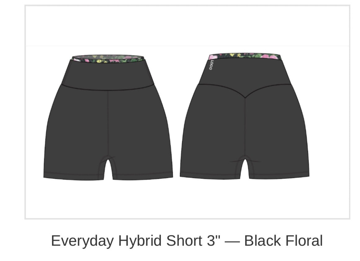 AUG PREORDER Everyday Hybrid Short 3"