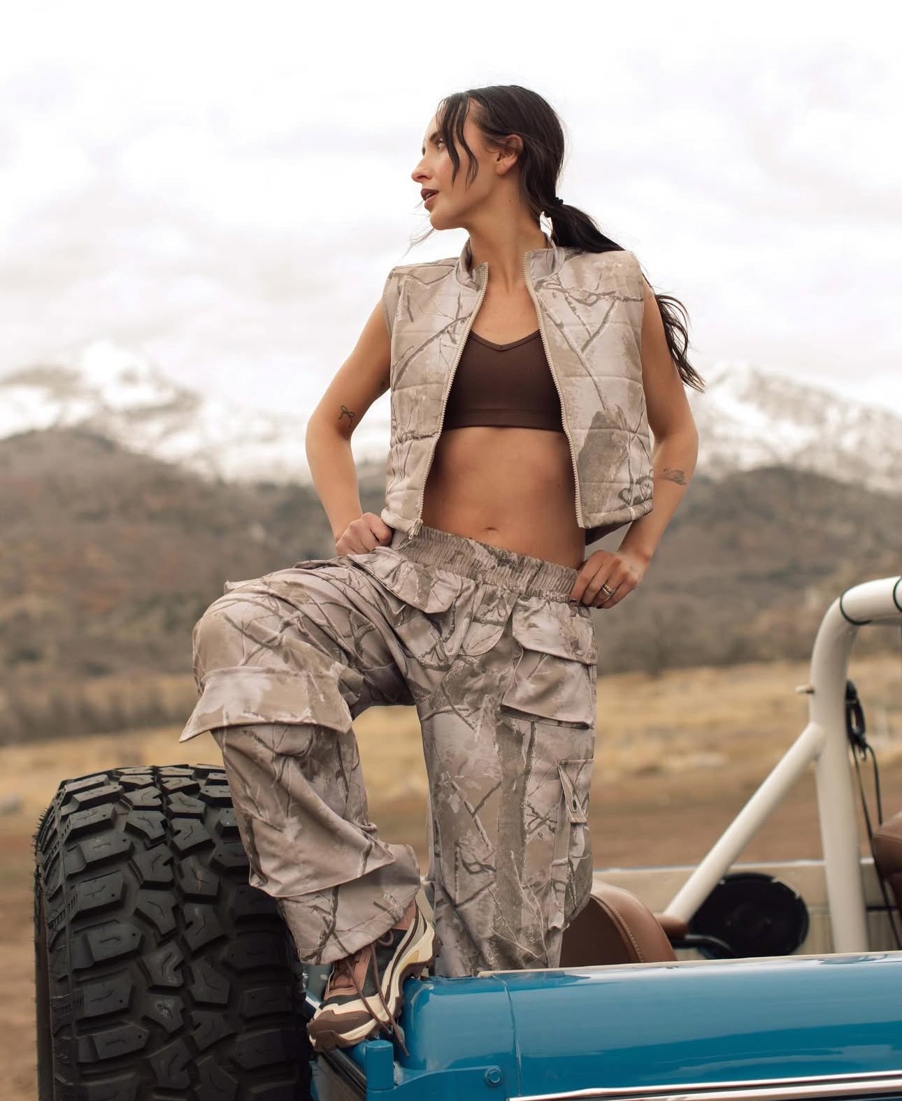 The Puffer Crop Vest