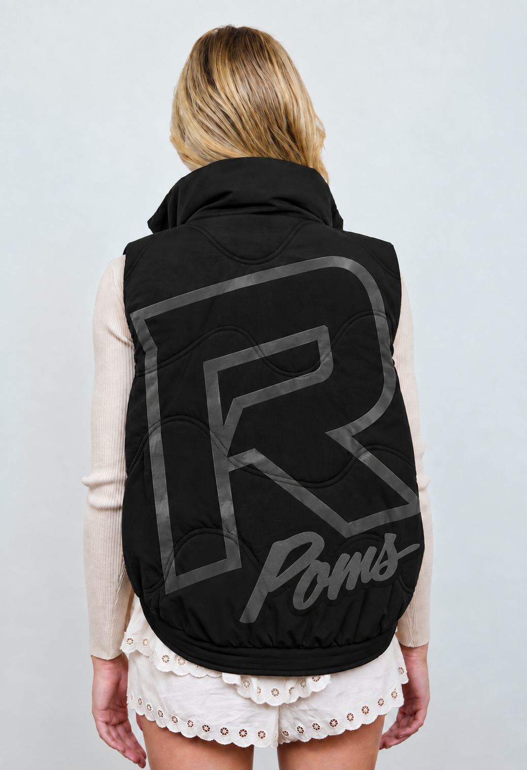 Roosevelt Poms Bleed Black Vest