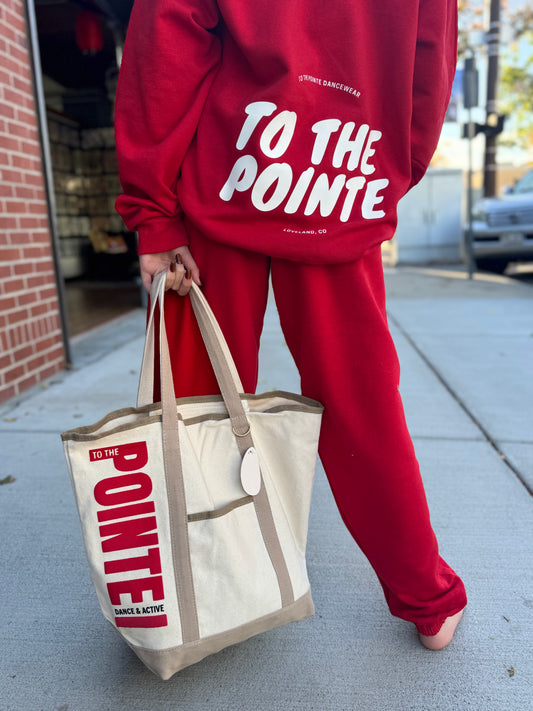 PREORDER Crimson/White Dancer Sweatshirt