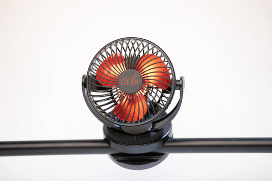 Glam’r Rechargeable LED Clip-On Fan w/ Hook