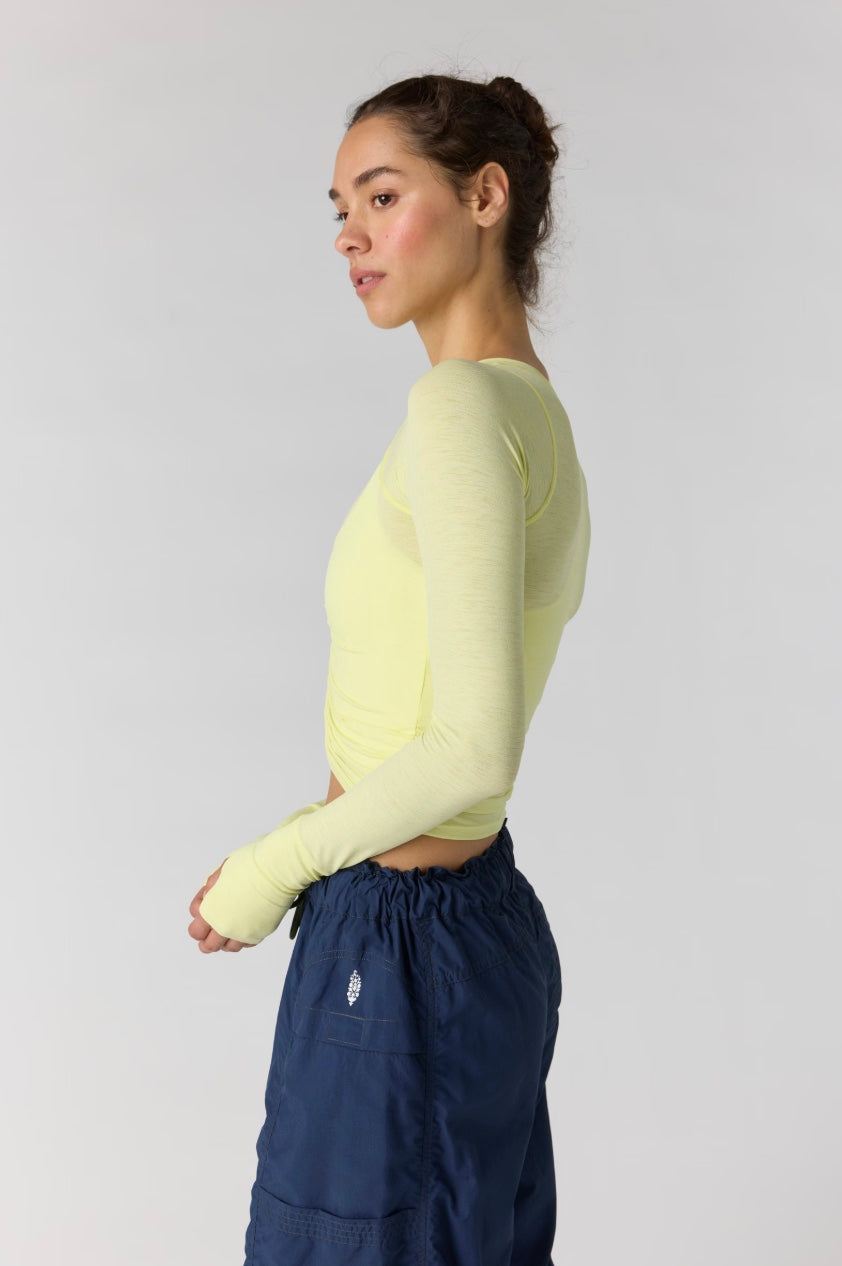 Tempo Ruched Longsleeve