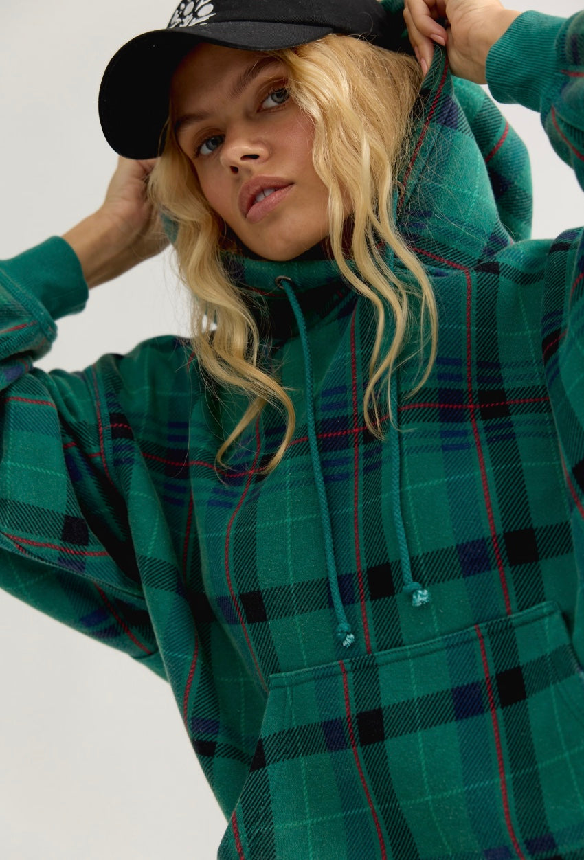 Cutie Plaid Final Call Hood