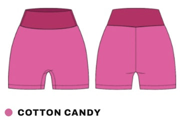 Everyday Foldover Short- Colorblock Edit