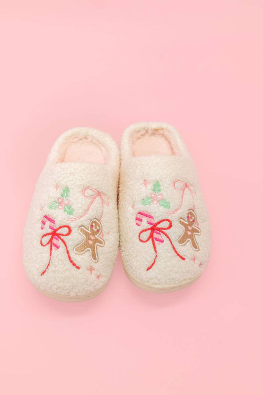 Gingerbread Wishes Slipper