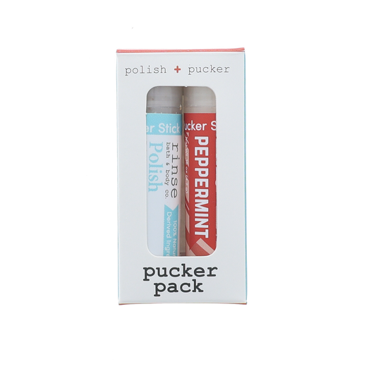 Pucker Pack | Lip Scrub + Peppermint Balm Set