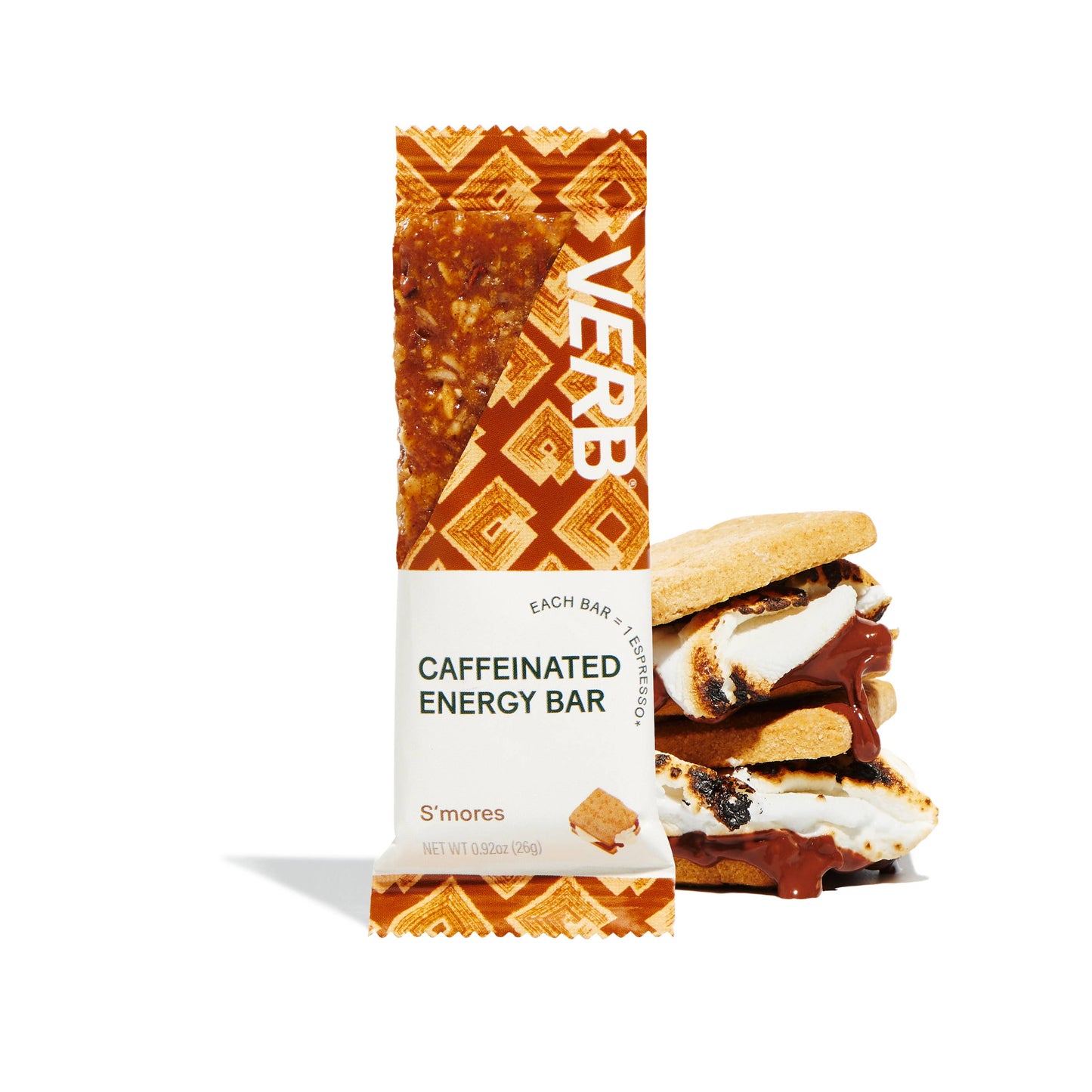 VERB- Caffeinated Snack Bar- S'mores