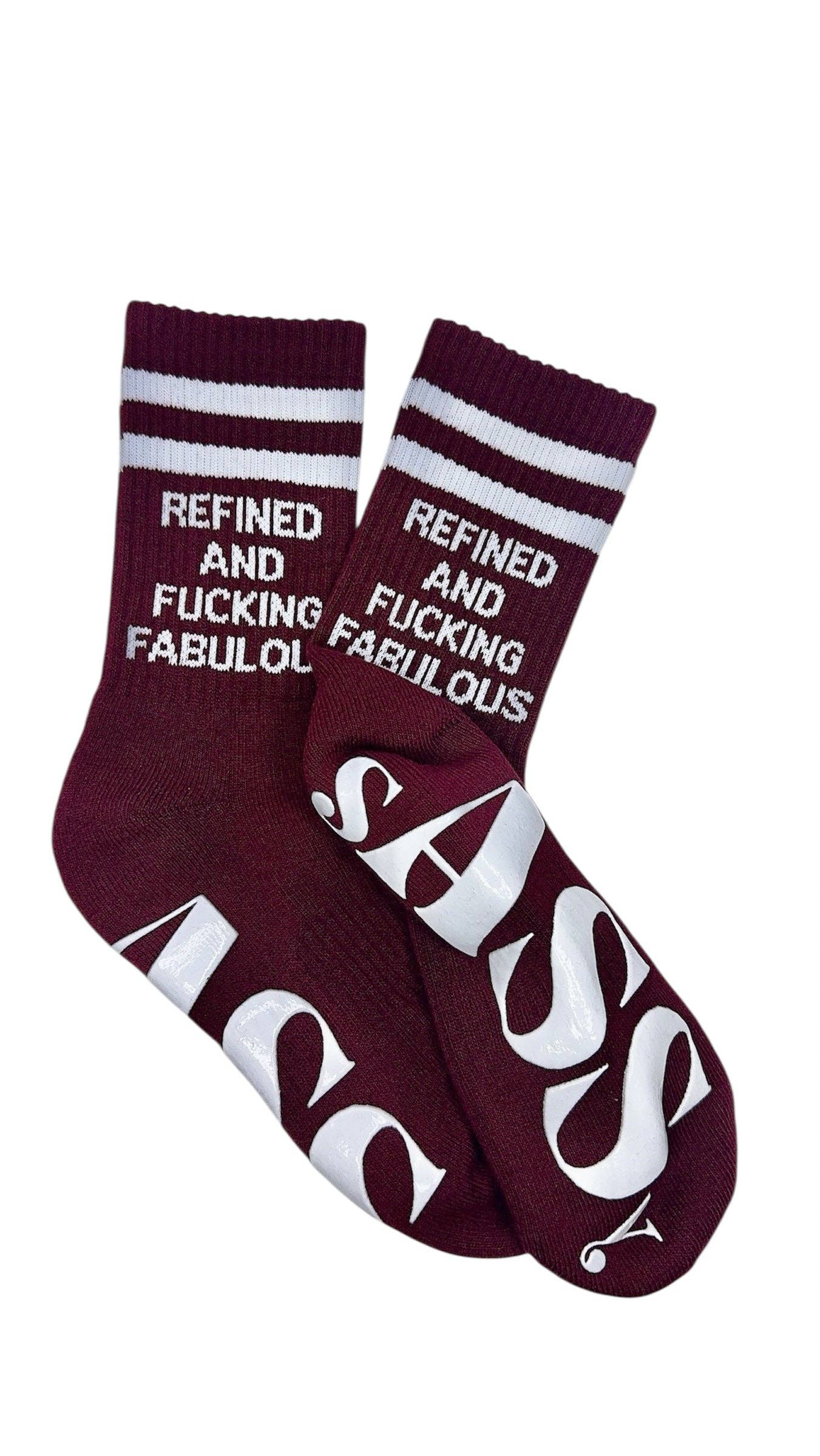 Refined And Fucking Fabulous sASSy Socks