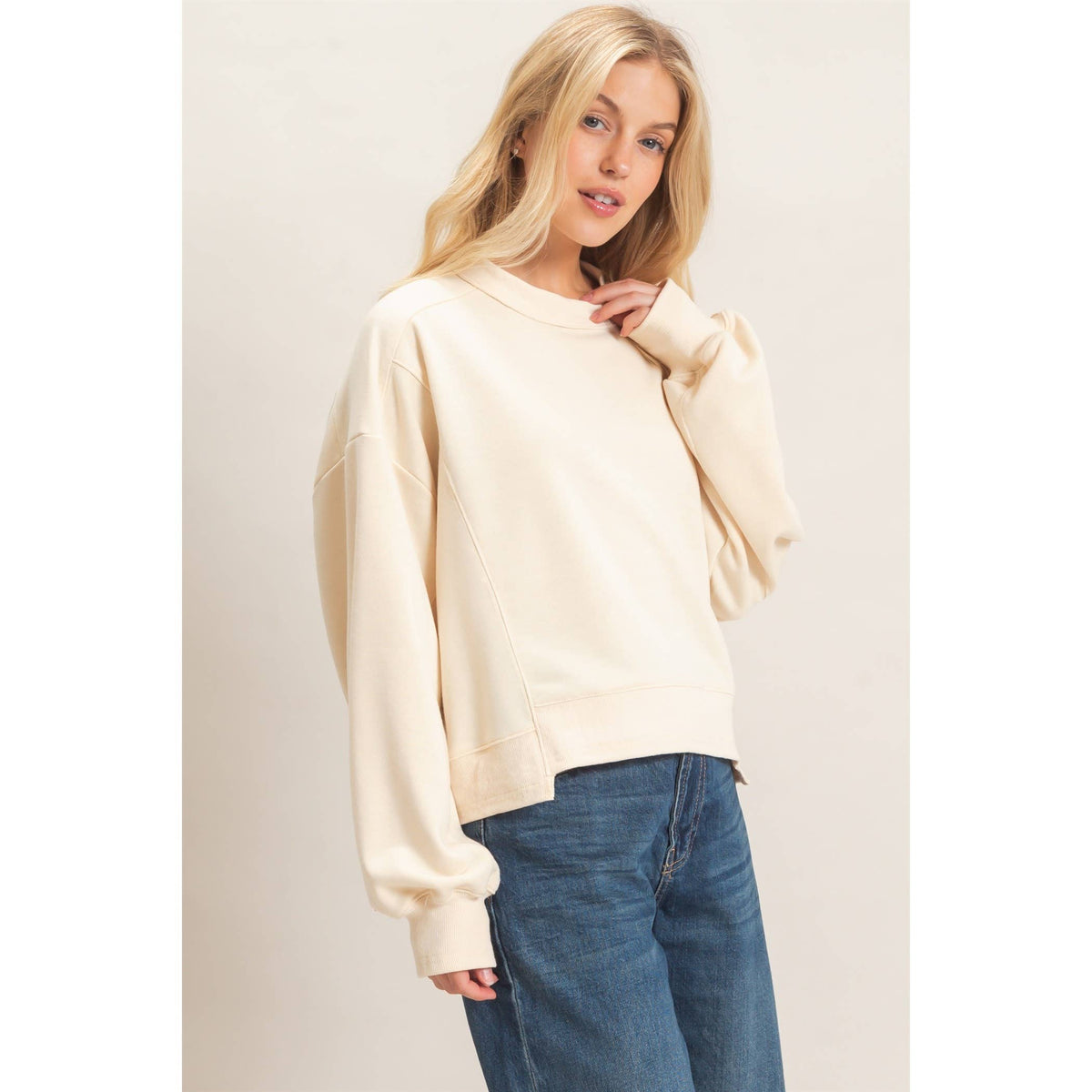 Encore Cropped Crewneck