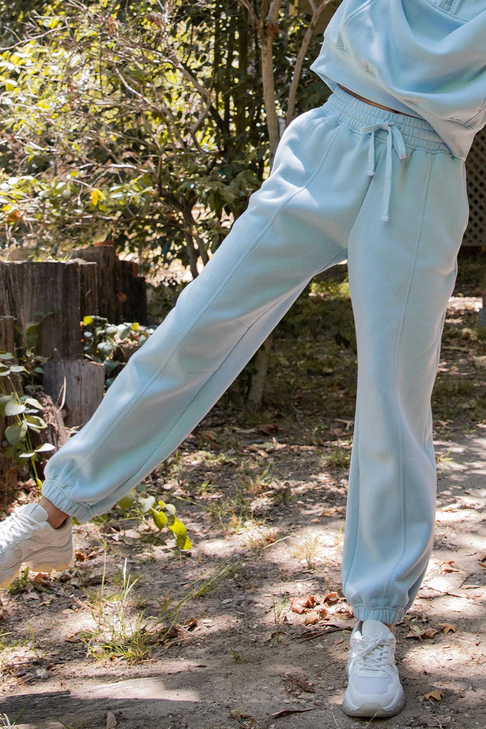 FRENCH TERRY FLEECE JOGGER SWEATPANT: True Red