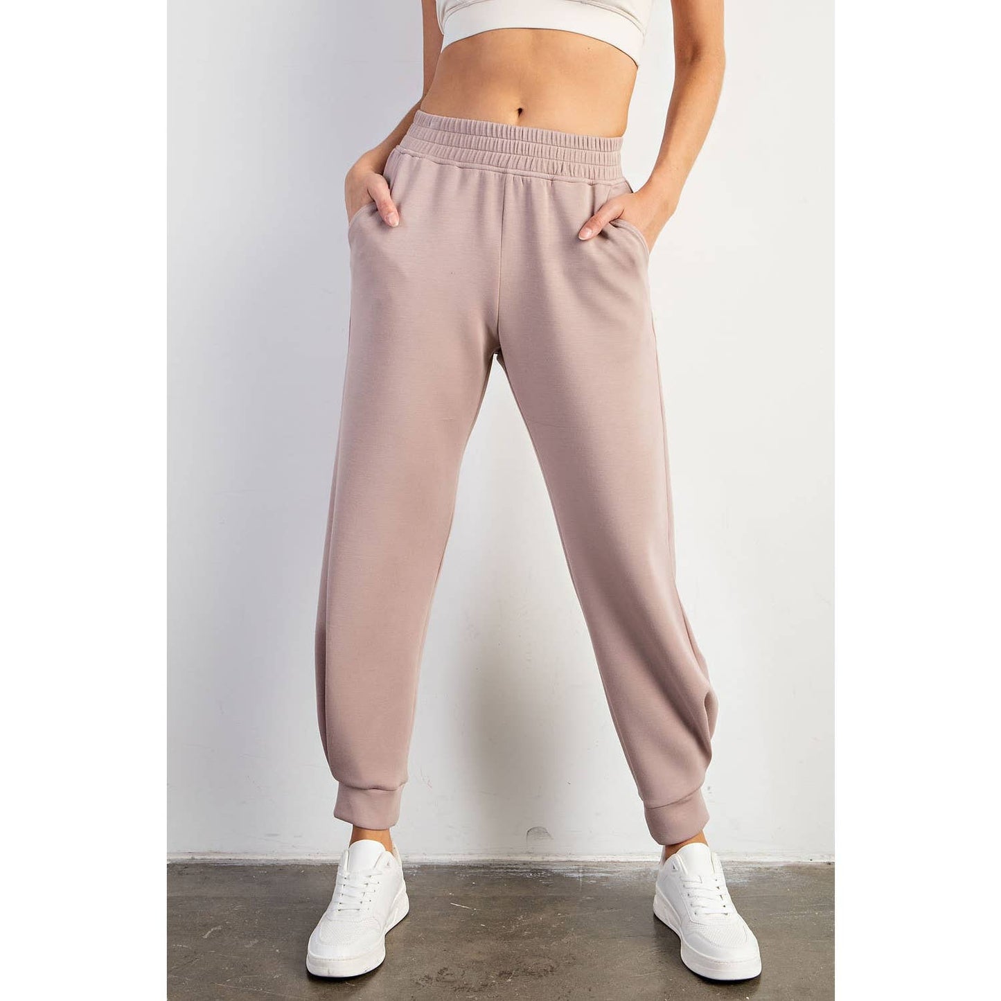 Modal Full Length Jogger- Lt Mocha