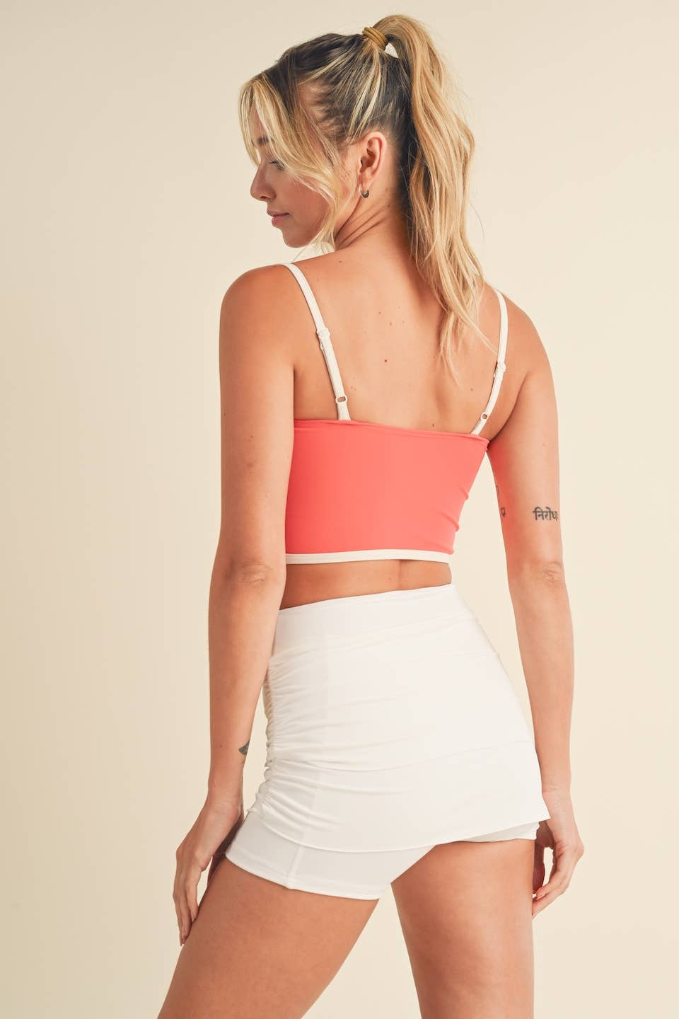 Sculpting Bra Tank- Melon