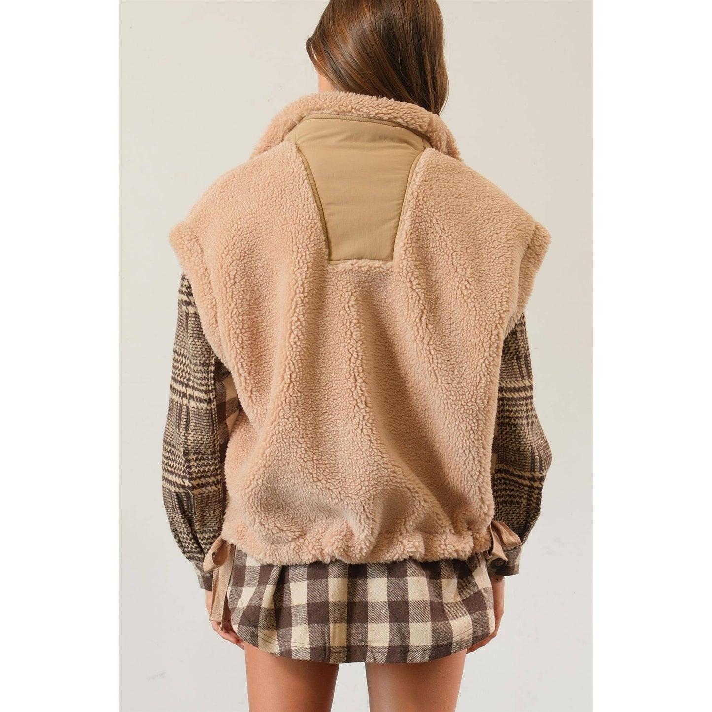 Teddy Sherpa Oversized Vest