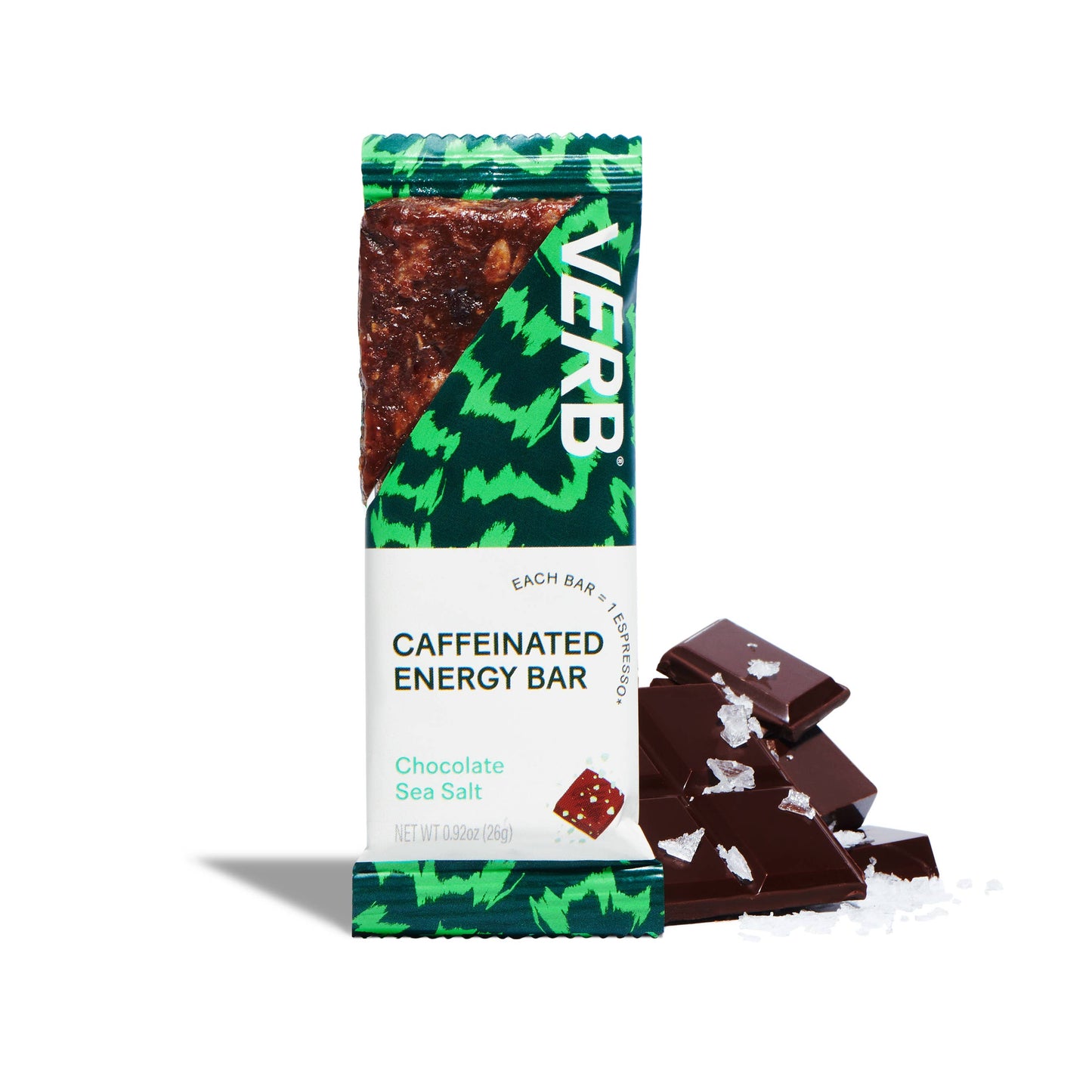 VERB Caffeinated Snack Bar- Chocolate Sea Salt