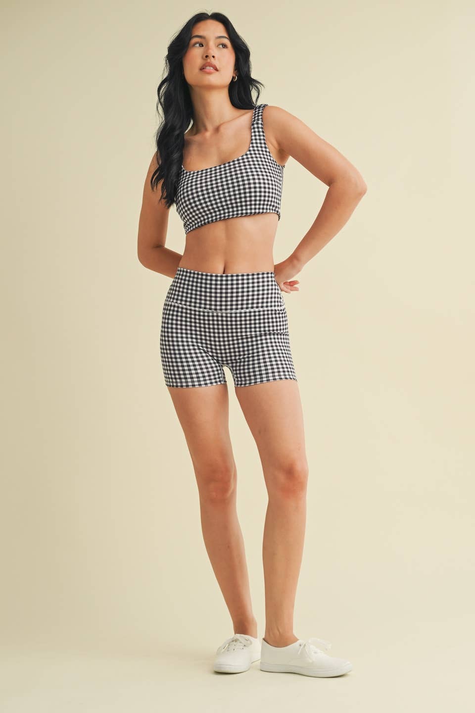 Sweetpea Gingham Short