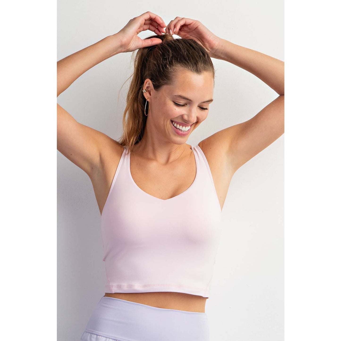 V NECK YOGA TOP